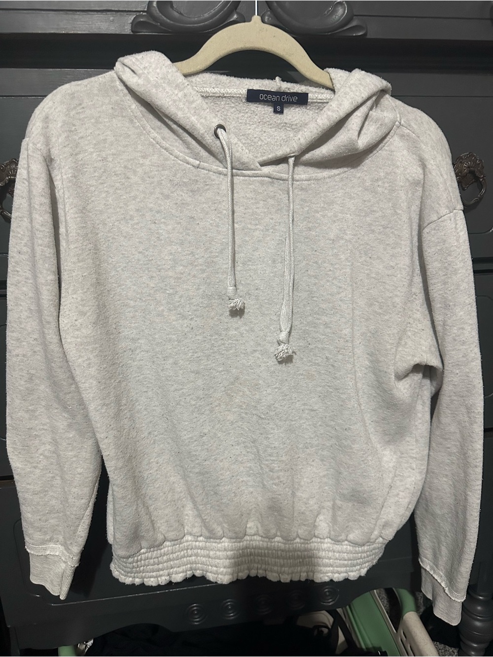 Ocean Drive Light Gray Women's Hooded Sweater